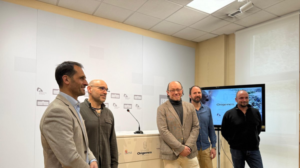 Presentación del proyecto 'Orígenes' llevado a cabo en la zona de Cuevas de Soria.