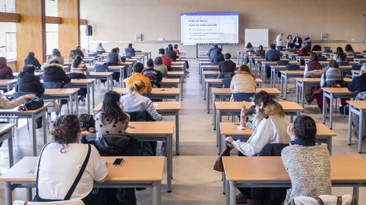 Imagen de un examen de conducir.
