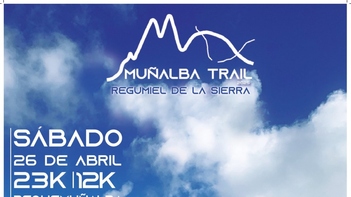 Cartel de la Muñalba Trail 2025.