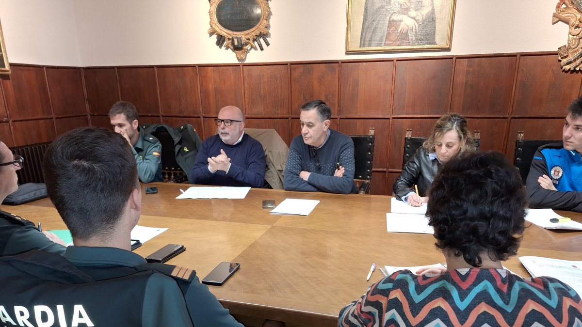 Latorre y Pardo en la Junta Local de Seguridad.