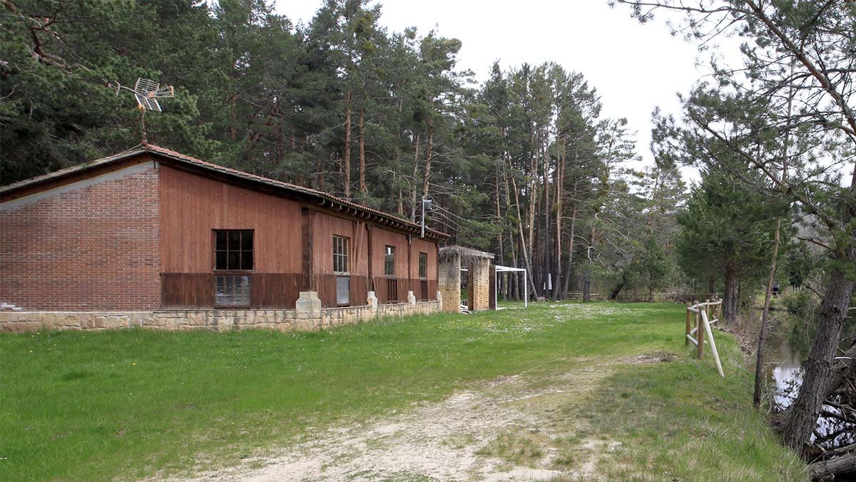 Paraje del Refugio de Pescadores en Covaleda.