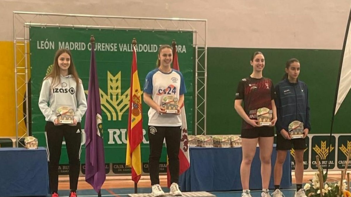 Daniela Corchón en la categoría individual sub 19.