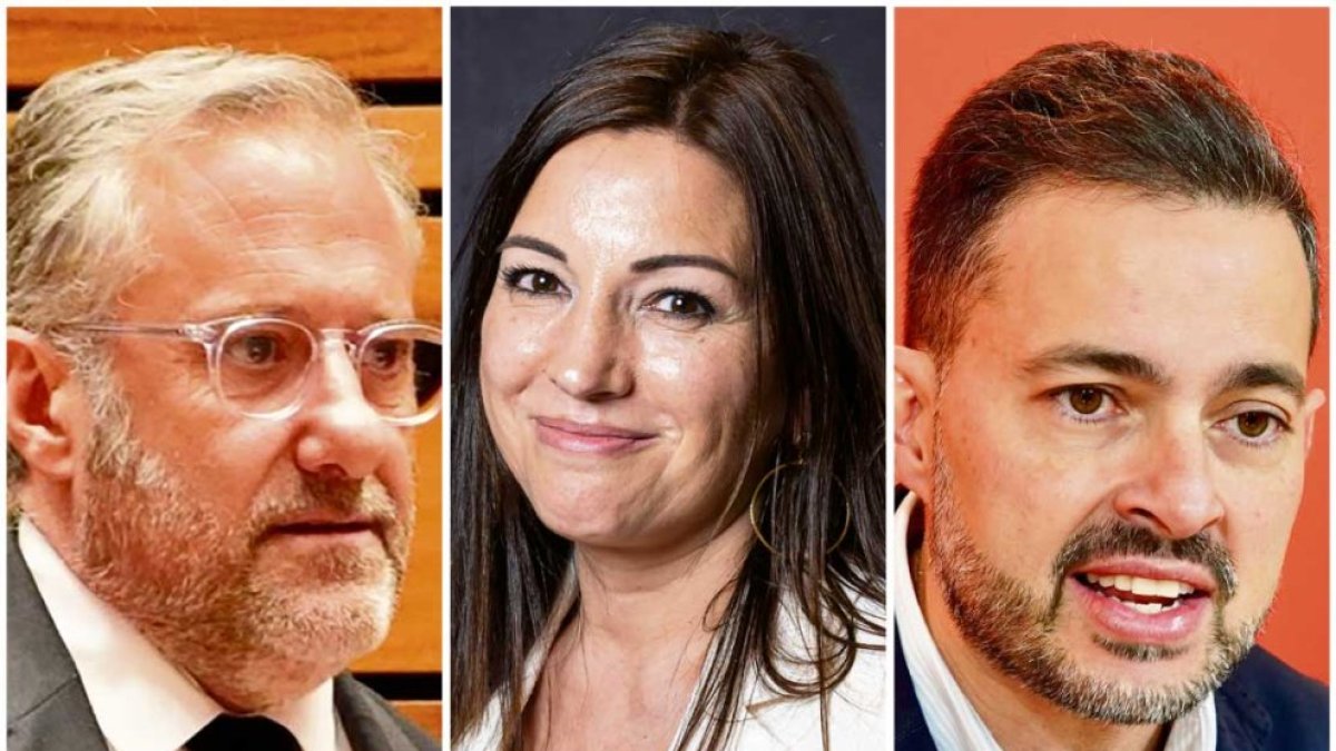 Carlos Pollán, Rosa Esteban y Diego Moreno.