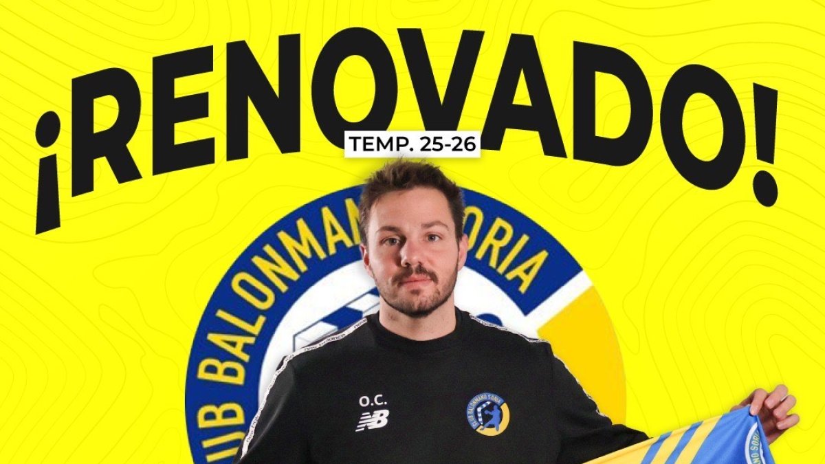 Oriol Castellarnau seguirá una temporada más en el BM Soria.