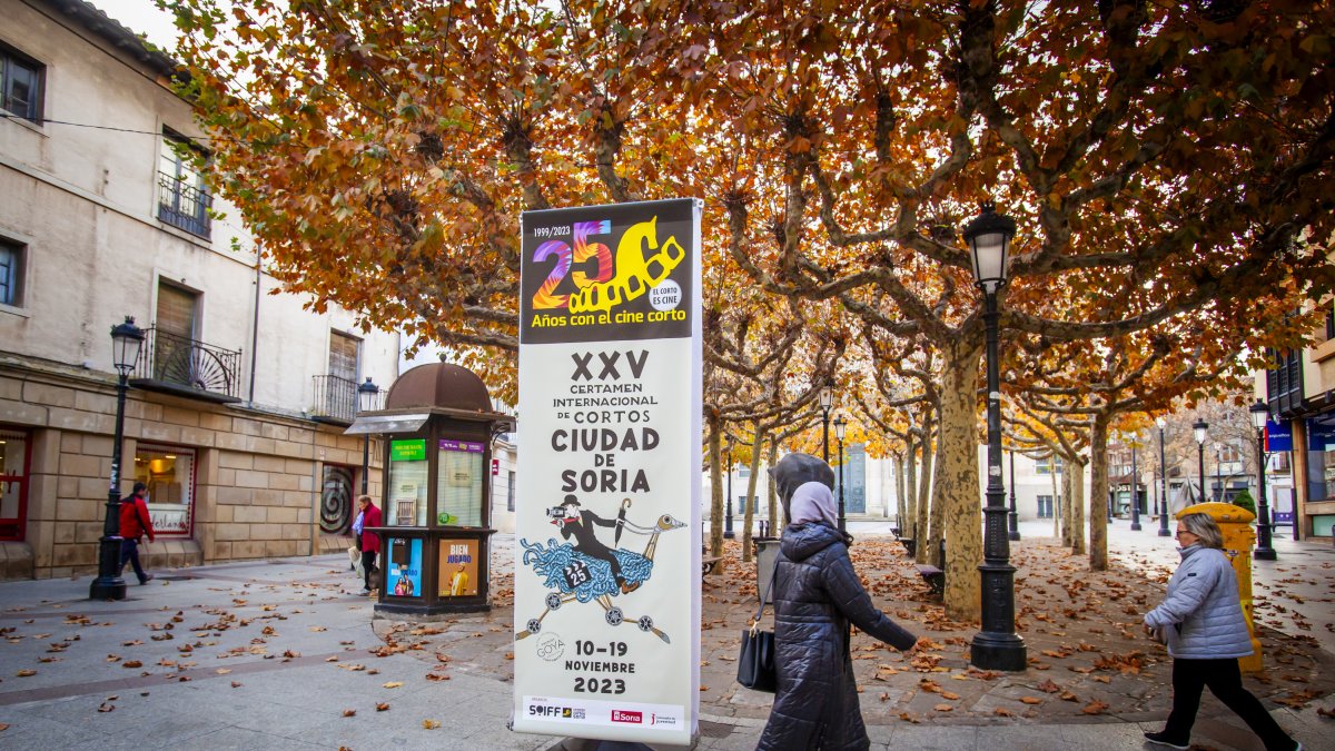 Promoción de calle en una edición anterior del Certamen.