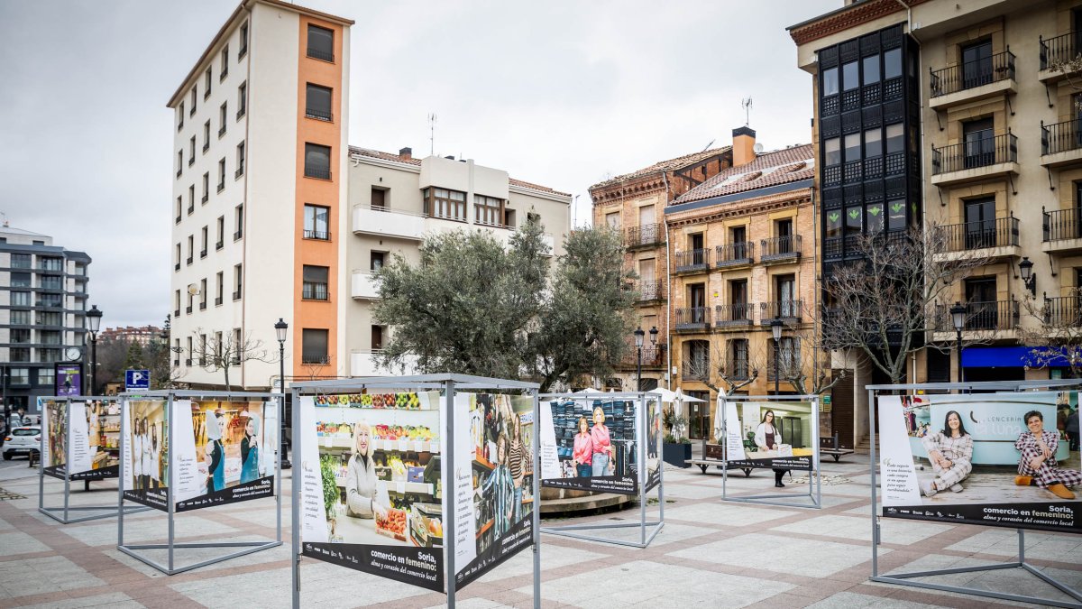 La muestra puede verse en la plaza del Olivo hasta el 11 de abril.