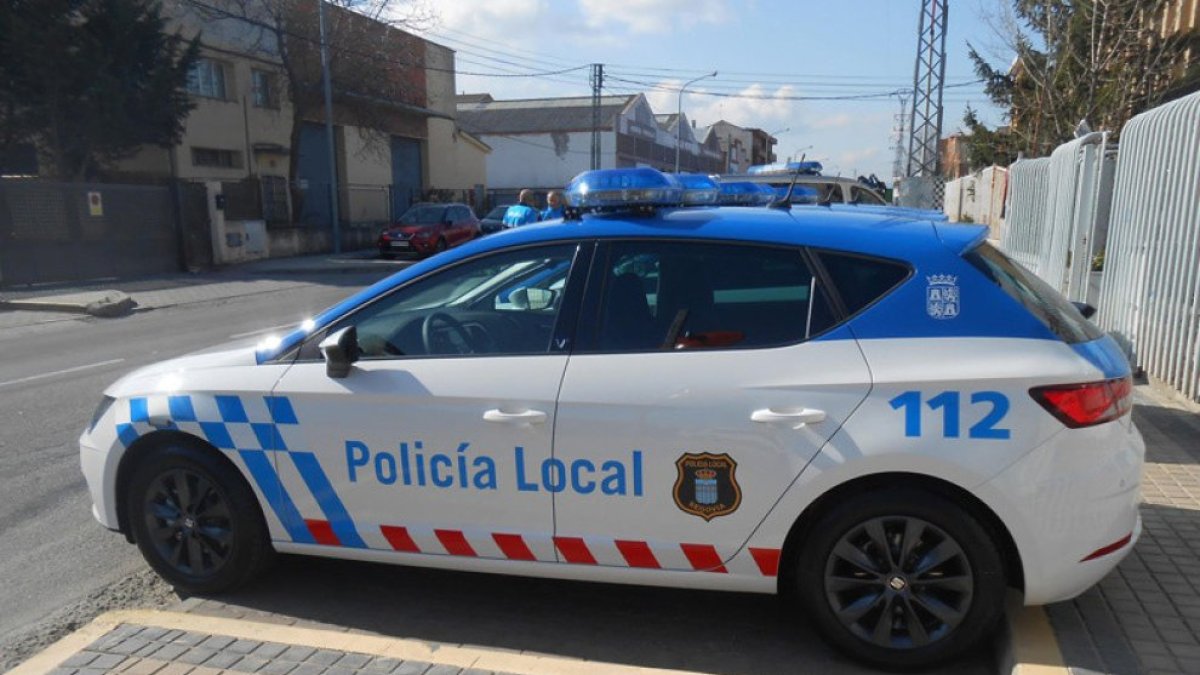 Vehículo de la Policía Local.