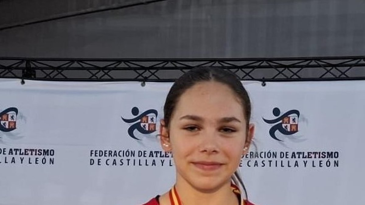 La atleta soriana Celia Díaz.