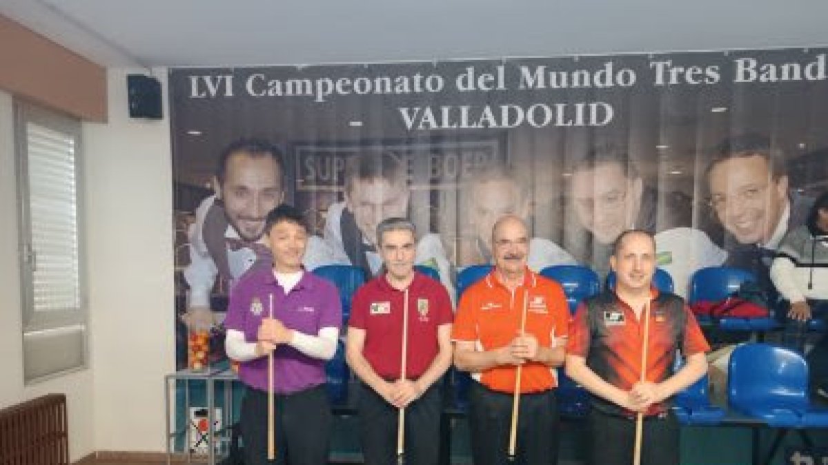 Jugadores sorianos de billar.