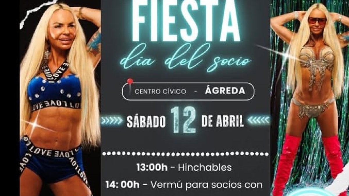 Detalle del cartel del Día del Socio de la AJA.