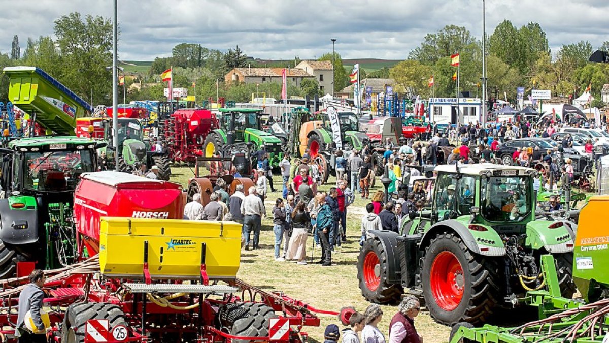 Feria de maquinaria agrícola de Lerma (Burgos) en una anterior edición.