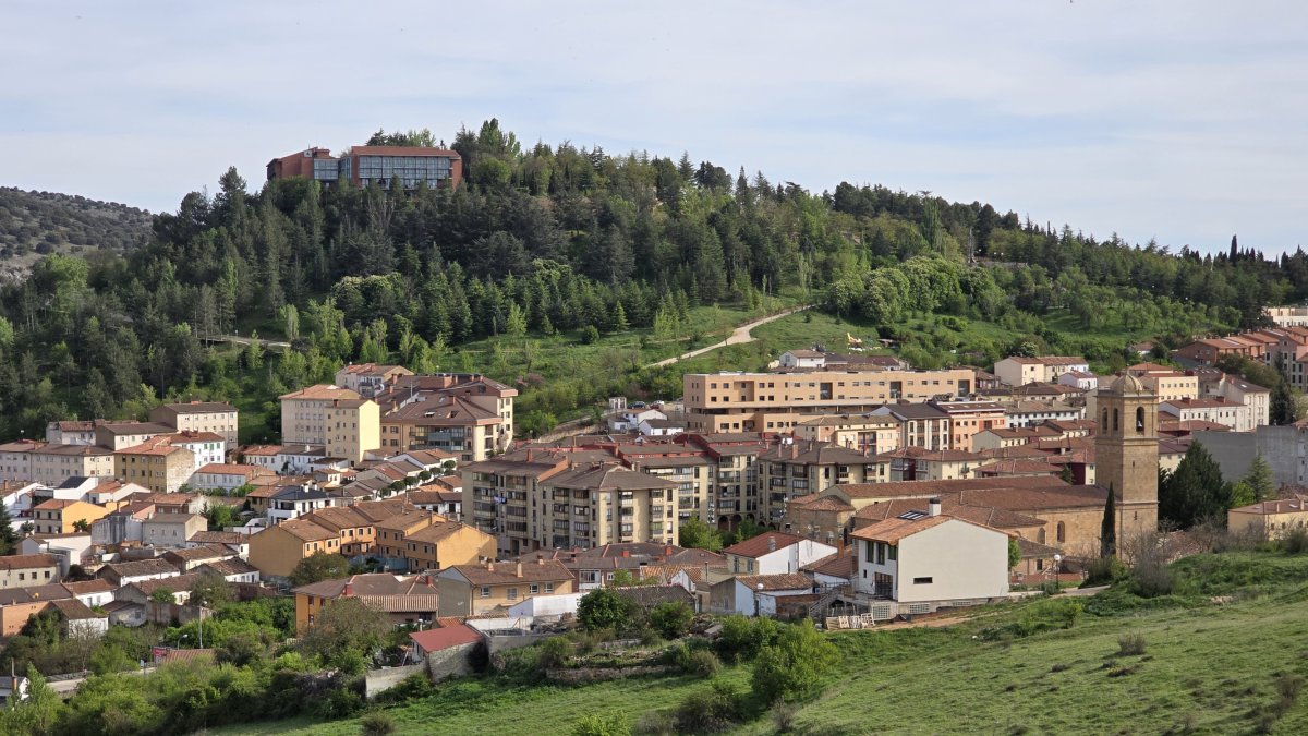 Vista del área de San Pedro de la capital.
