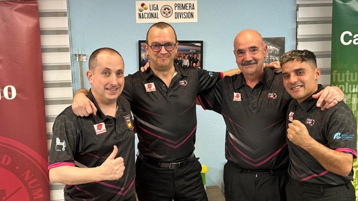 Los cuatro representantes del club soriano que compiten en Barcelona.
