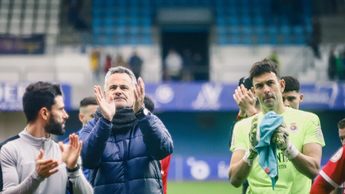 El entrenador de la Gimnástica Torrelavega, Manu Calleja.