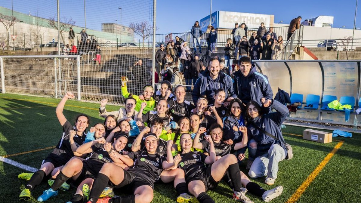 El triunfo se celebró por todo lo alto