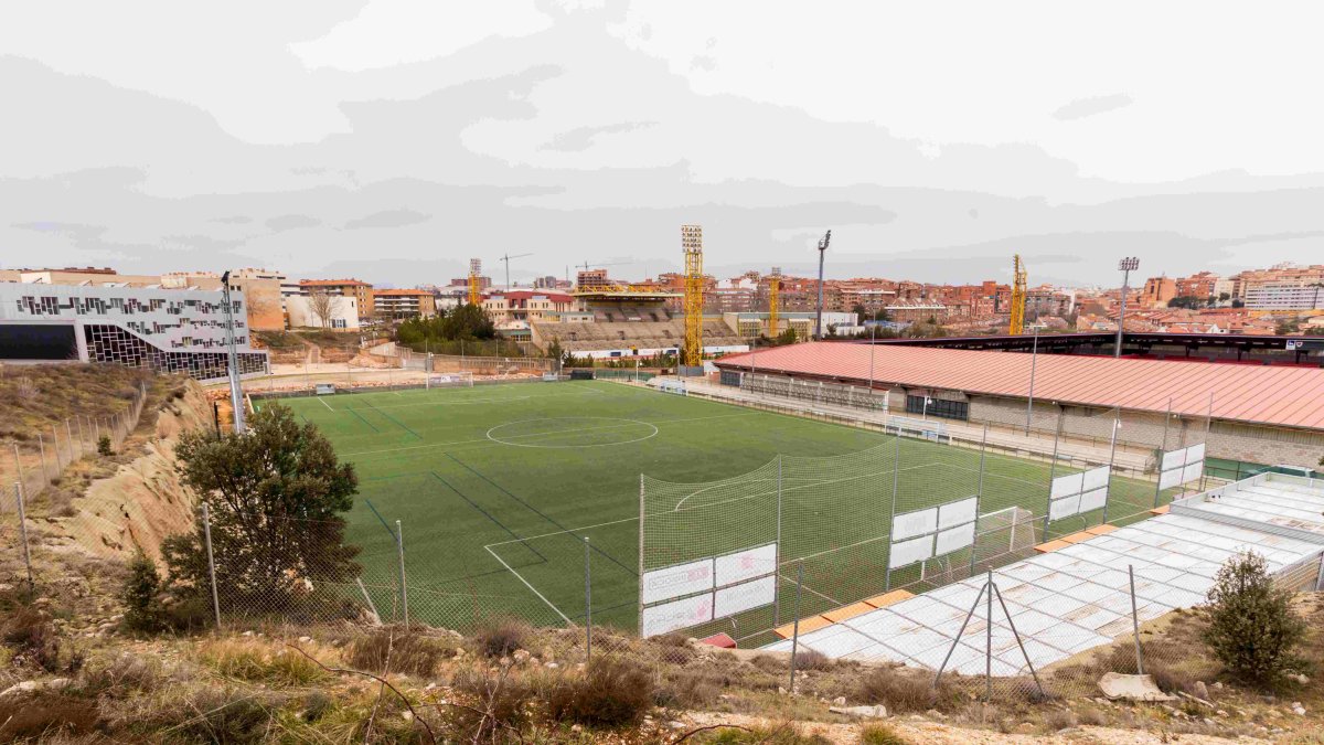 Campo de José Andrés Diago en el que se desarrollaron los incidentes en un partido de Liga Provincial Juvenil el pasado fin de semana.