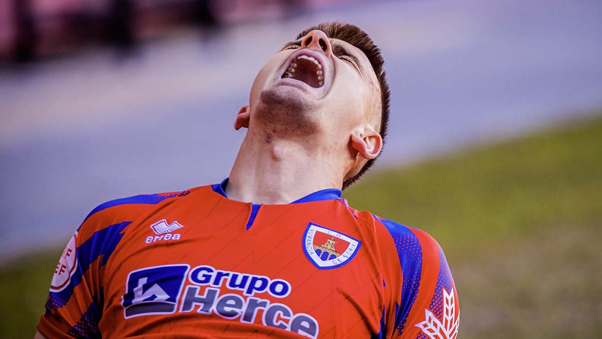 Gexan en el momento en la rodilla la temporada pasada.