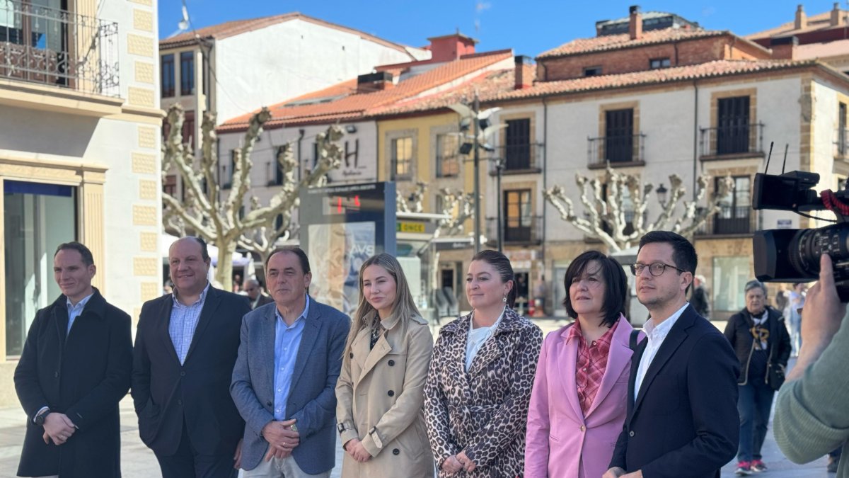 García, Heras, Serrano, Núñez, Jiménez, Rubio y Cabezón.