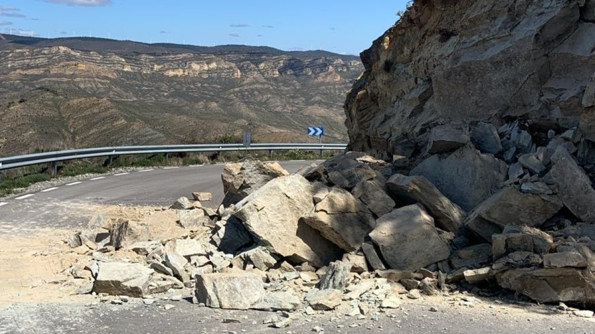 Una imagen del desprendimiento.