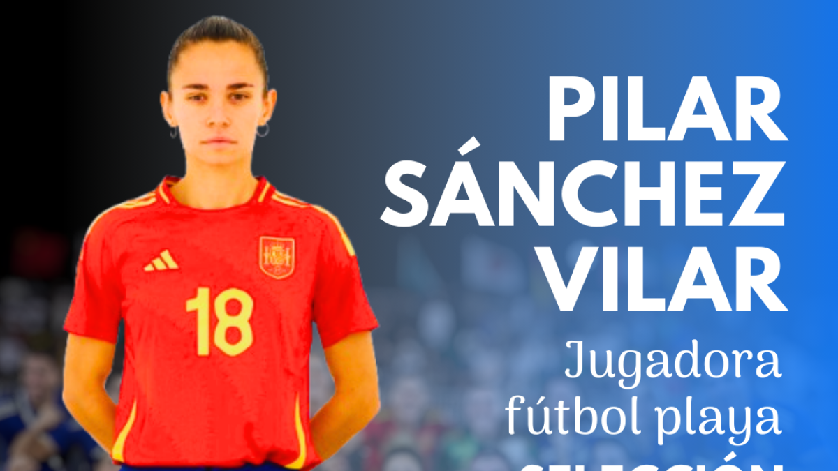 La jugadora de la selección española Pilar Sánchez.