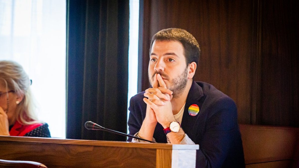 El concejal de Personal del Ayuntamiento de Soria, Eder García.