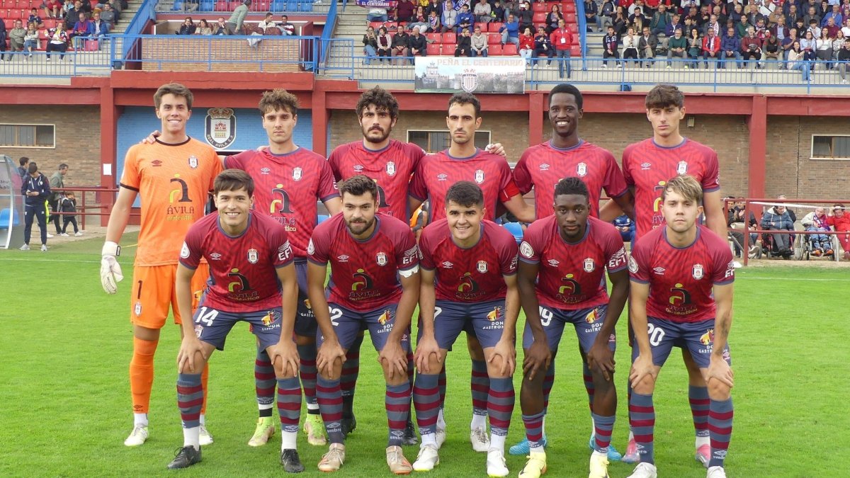 Once del Real Ávila que el pasado fin de semana ganaba 3-2 a la Gimnástica Torrelavega.