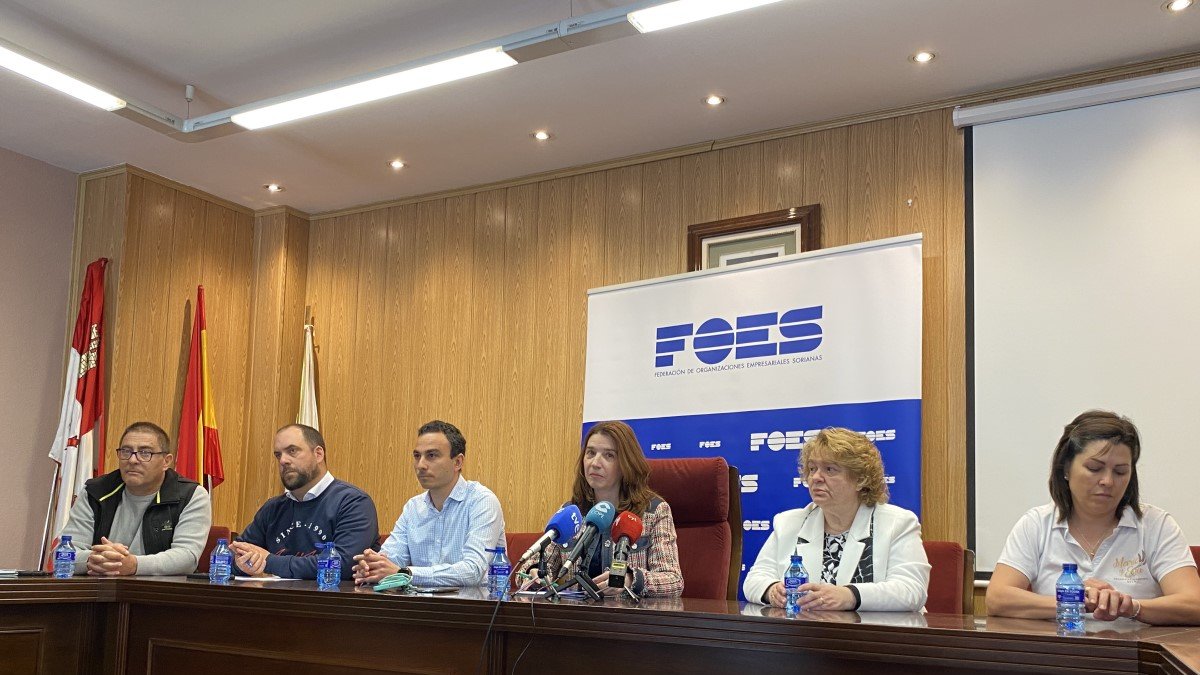 Reunión de FOES con empresarios de la zona de San Esteban de Gormaz.