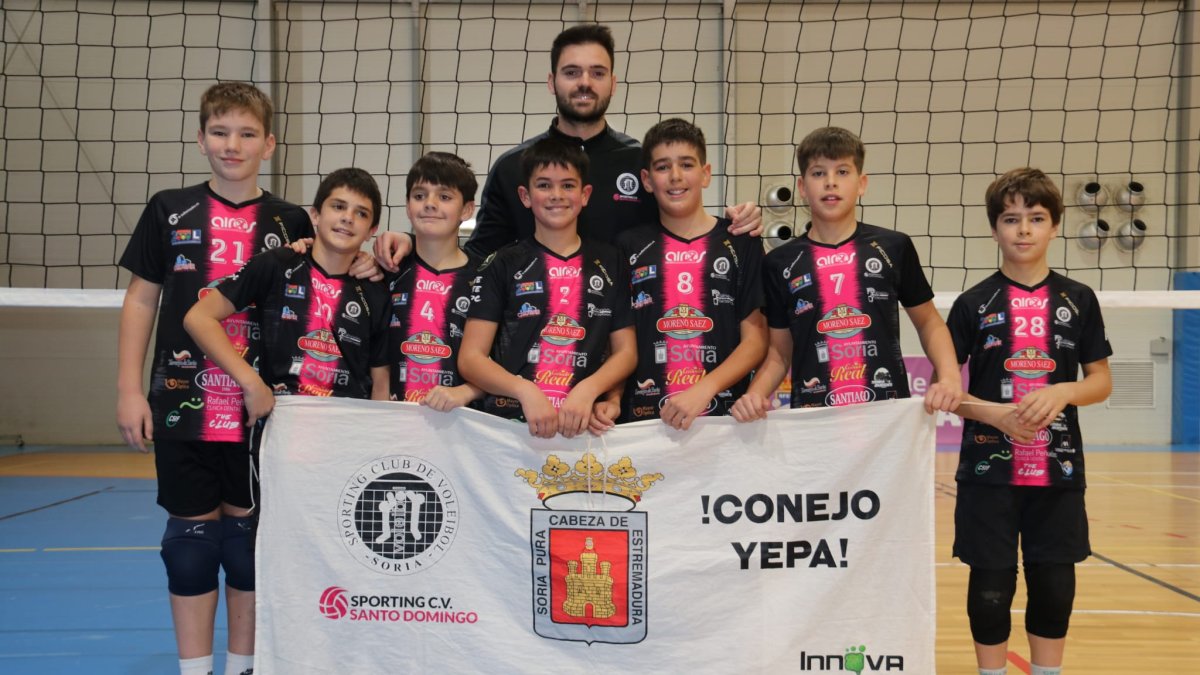 El equipo sportinguista de categoría alevín clasificado para el Nacional.