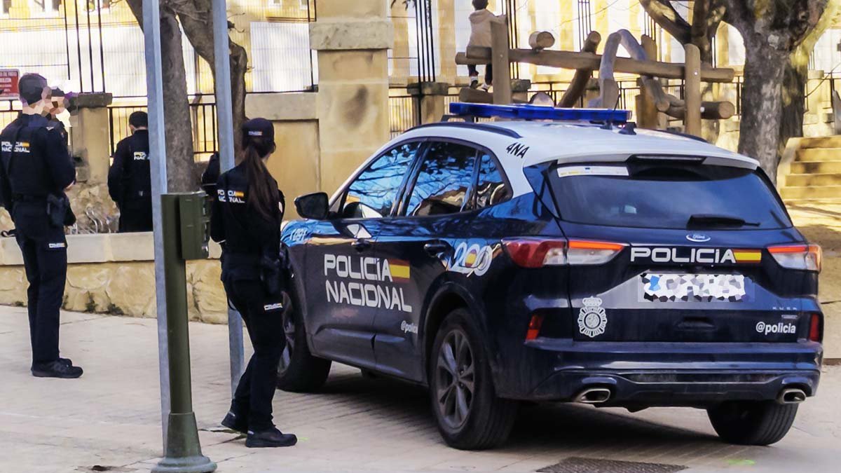 Coche de la Policía Nacional.