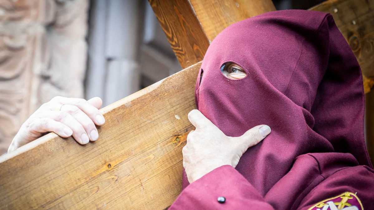 La Semana Santa de Soria en su procesión del Jueves Santo.