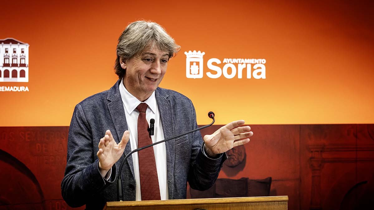 El alcalde de Soria, Carlos Martínez.