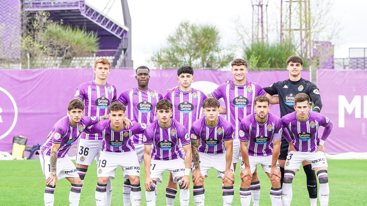 Uno de los onces del Real Valladolid Promesas de esta temporada.