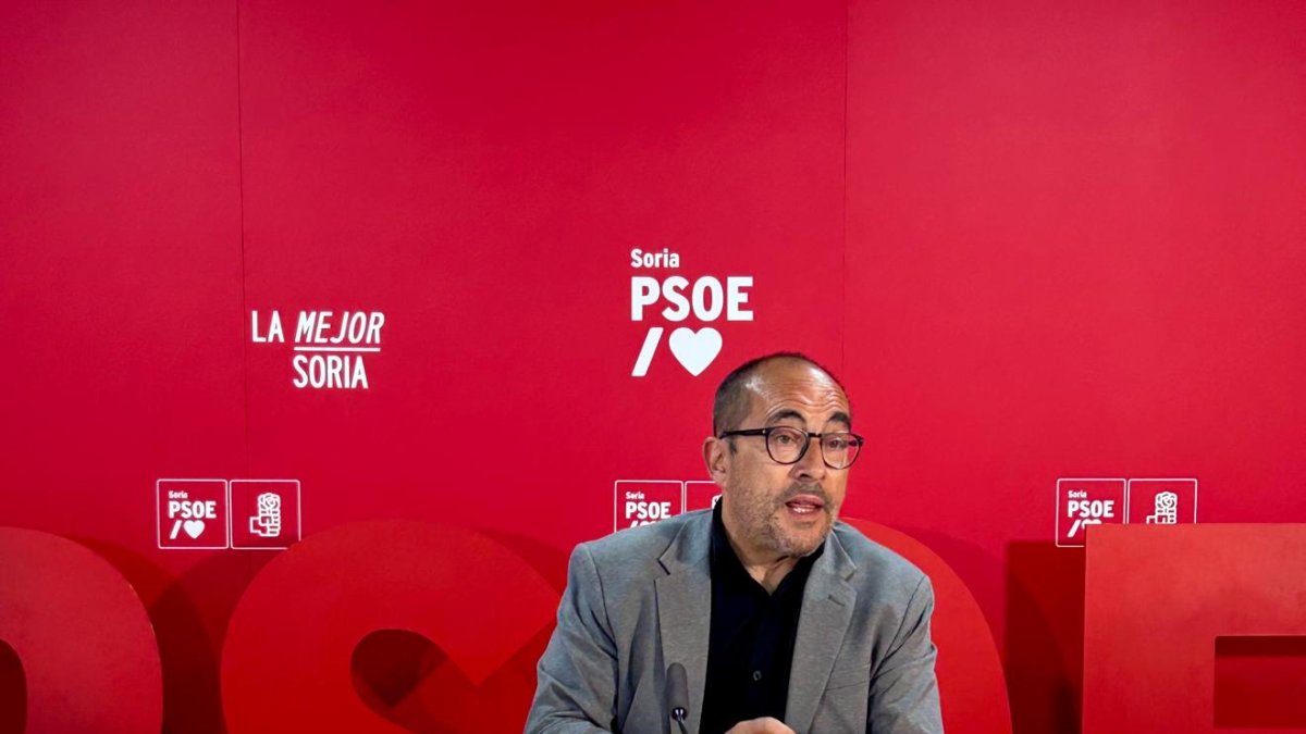 El secretario provincial del PSOE, Luis Rey