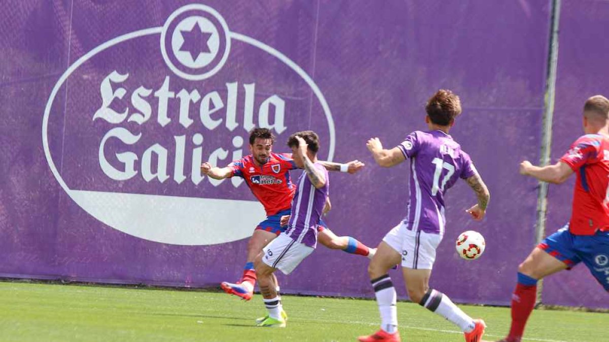 Imagen de una visita reciente del Numancia a los Anexos del José Zorrilla.