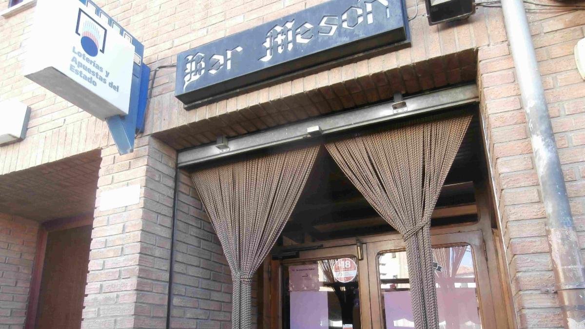 Bar el Mesón de Ágreda donde se selló el boleto premiado.