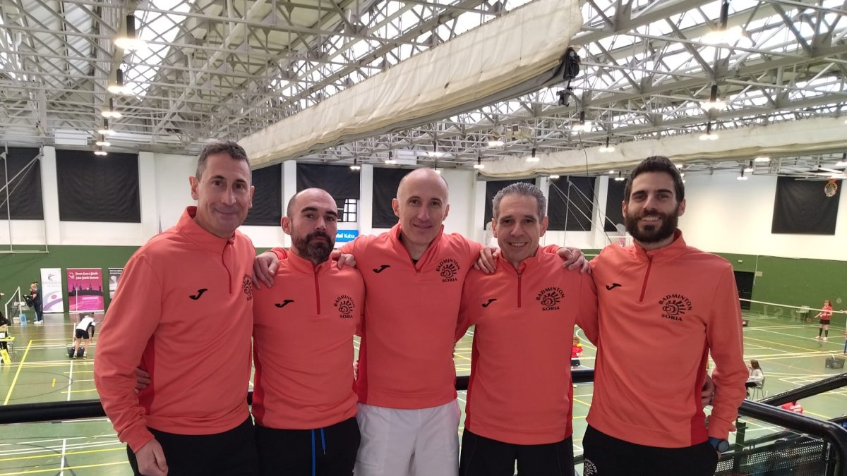 Jugadores del CB Soria que compiten en el Campeonato de España.