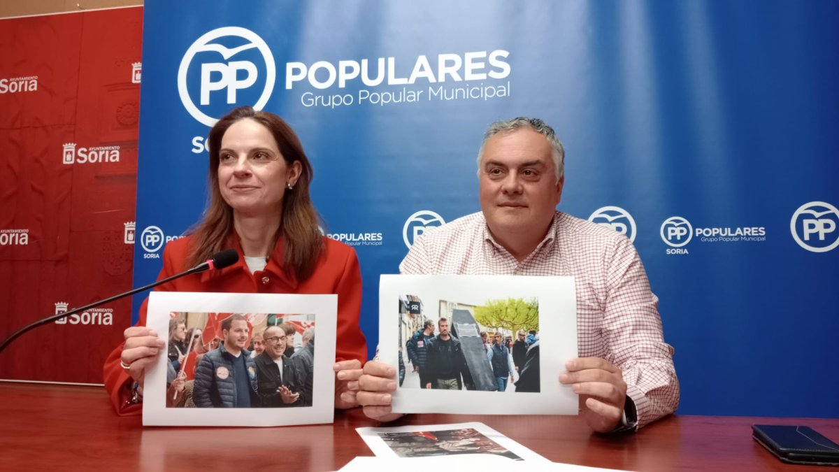 Izquierdo y Ferrero durante la rueda de prensa de este viernes.