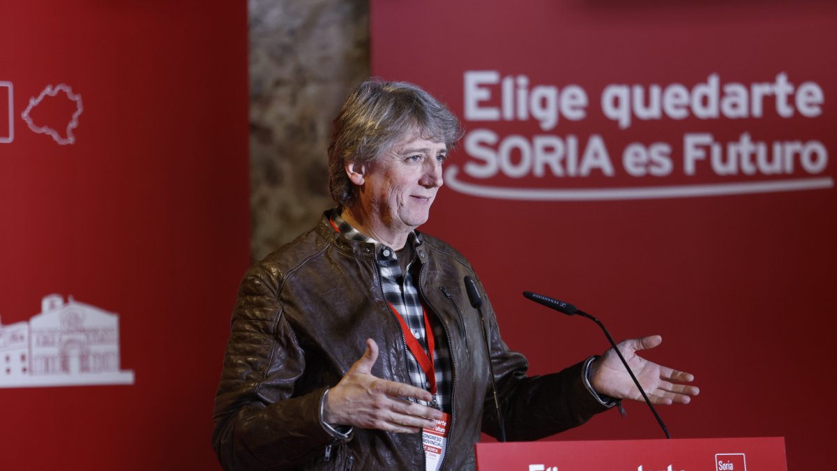 El secretario general del PSOE de Castilla y León, Carlos Martínez.