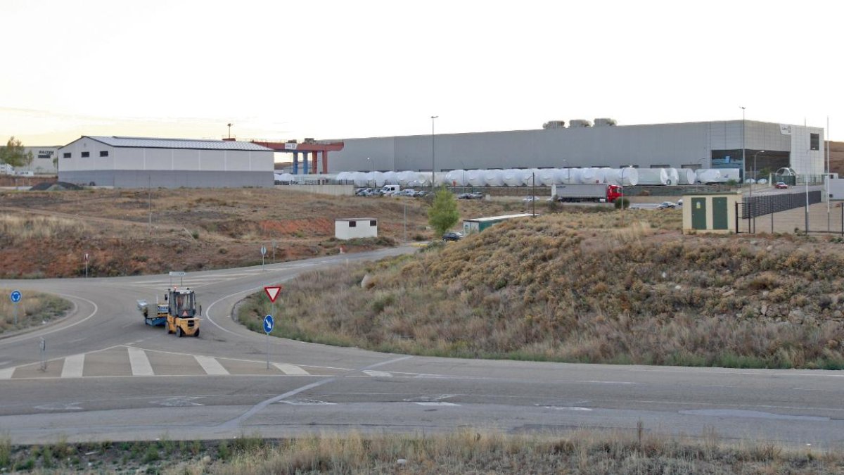 uno de los polígonos industriales de Ágreda.