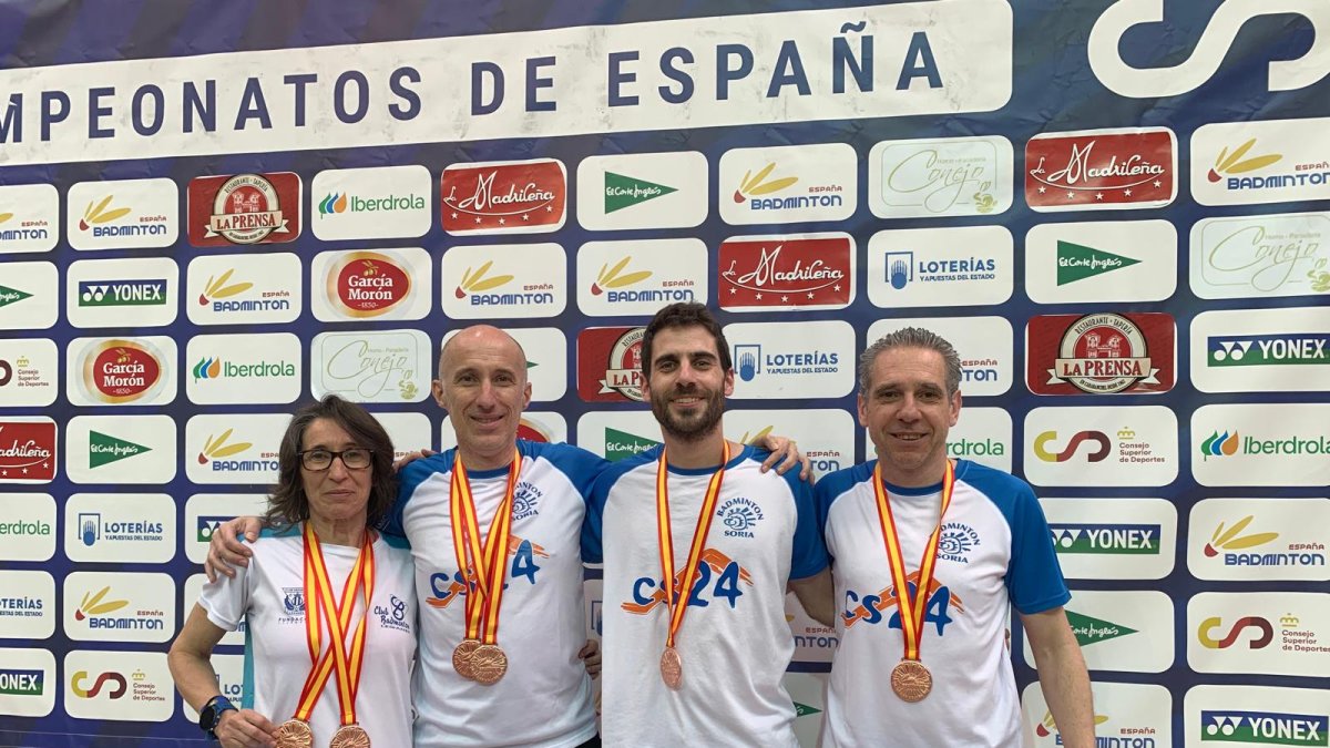 Los sorianos en el Campeonato de España Sénior de Leganés.