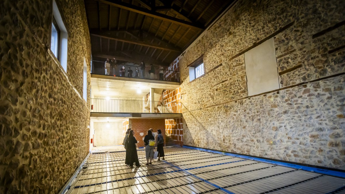 Interior del trinquete.