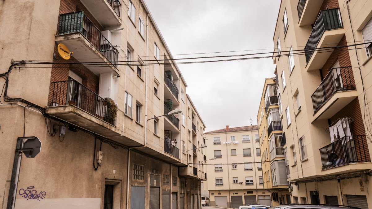 Casas en el área de rehabilitación.