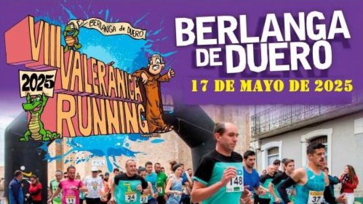 Cartel de la Valeránica Running que se celebra este sábado.