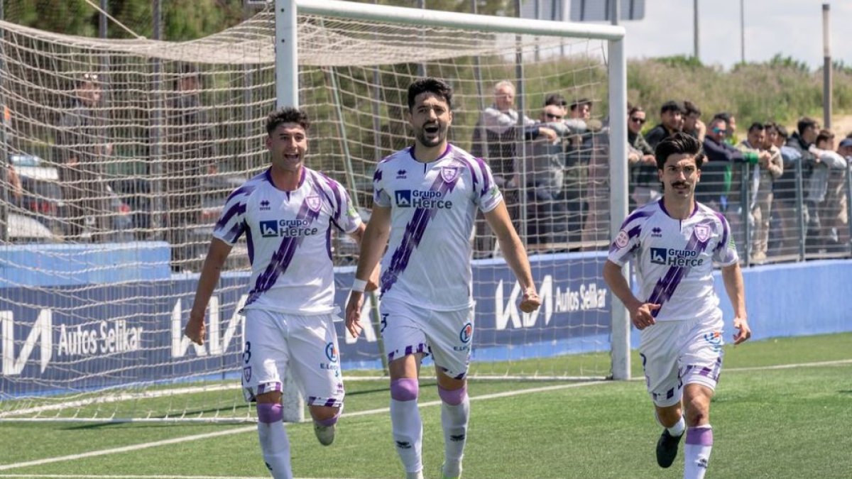 Jony celebra uno de sus goles en el doblete logrado el pasado domingo en Getafe.