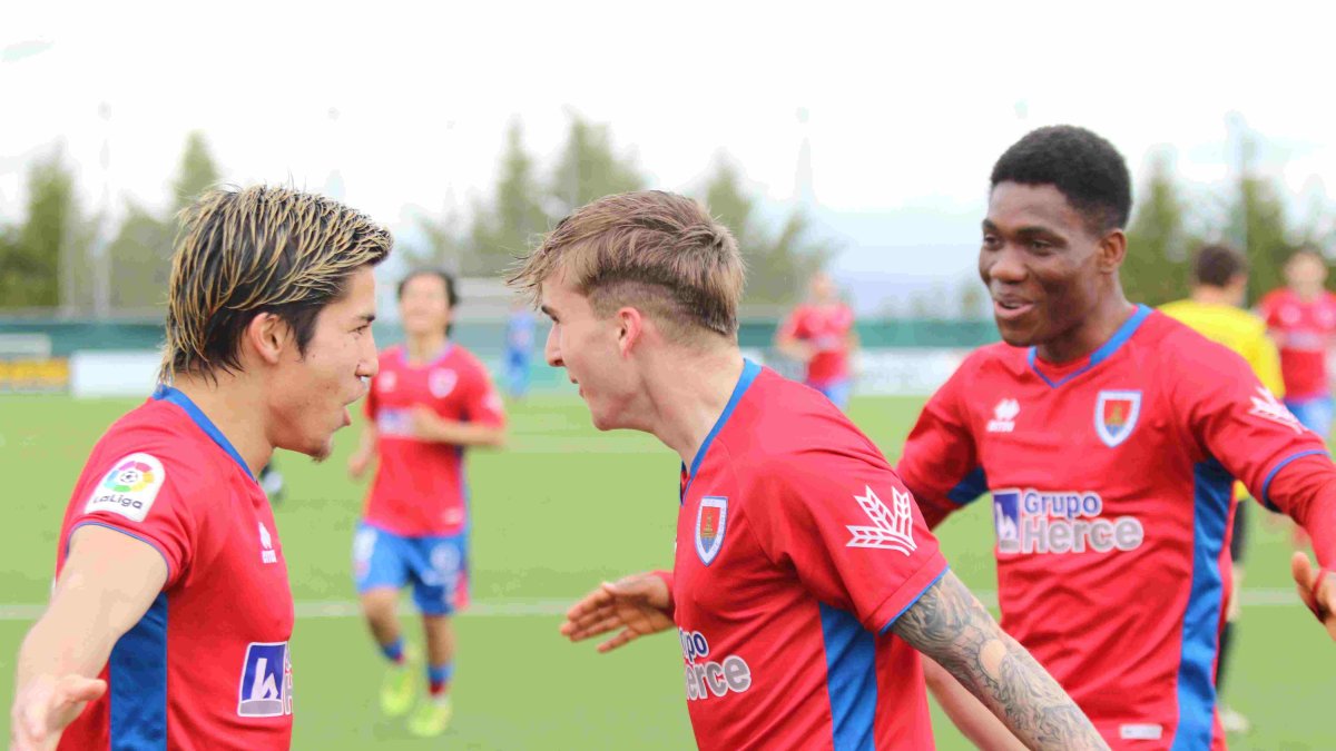 Daichi Antonio, Villanueva y Godson son los máximos goleadores del Numancia B.
