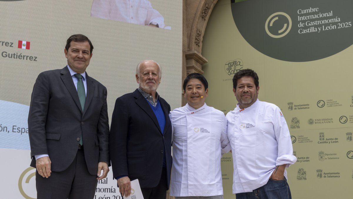 El presidente de la Junta de Castilla y León, Alfonso Fernández Mañueco, participa en la I Cumbre Internacional de Gastronomía de Castilla y León, ''Una cocina Monumental''.
