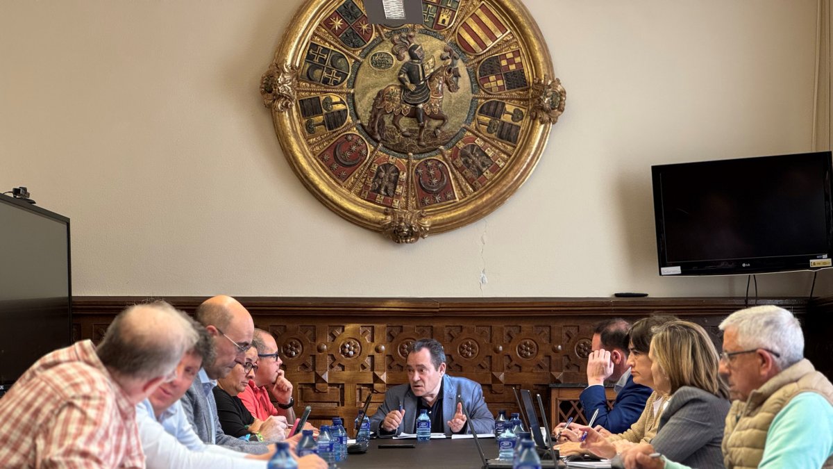 Miembros de la Comisión de Desarrollo de la Diputación de Soria.