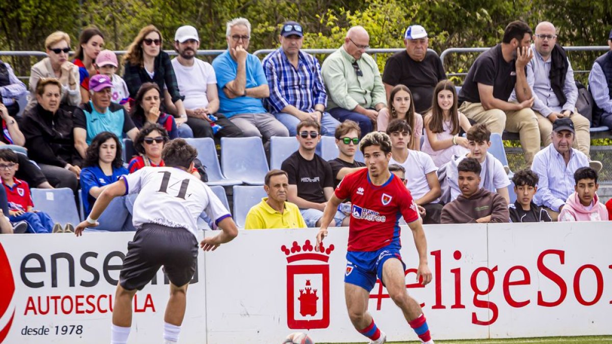 El Numancia B quiere lograr esta tarde en Valladolid un buen resultado