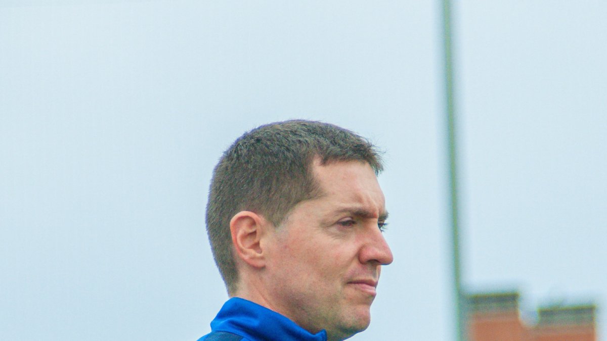 El entrenador del C.D. Teruel, Unai Mendía.