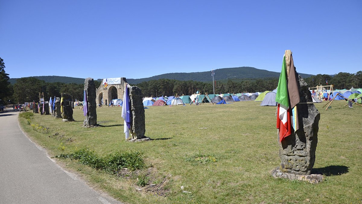 Campamento del Raso de la Nava en Covaleda.